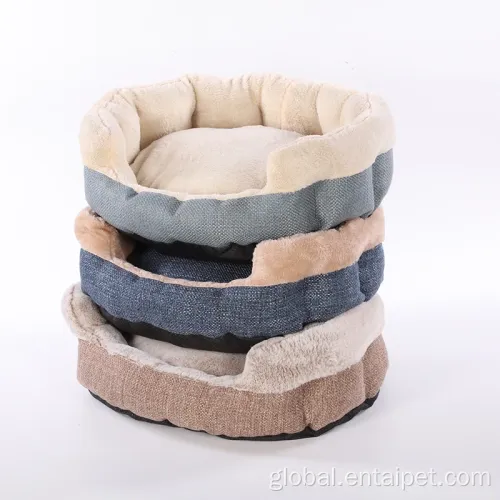 China Jacquard Fabric Material Pet Bed for Cats Factory